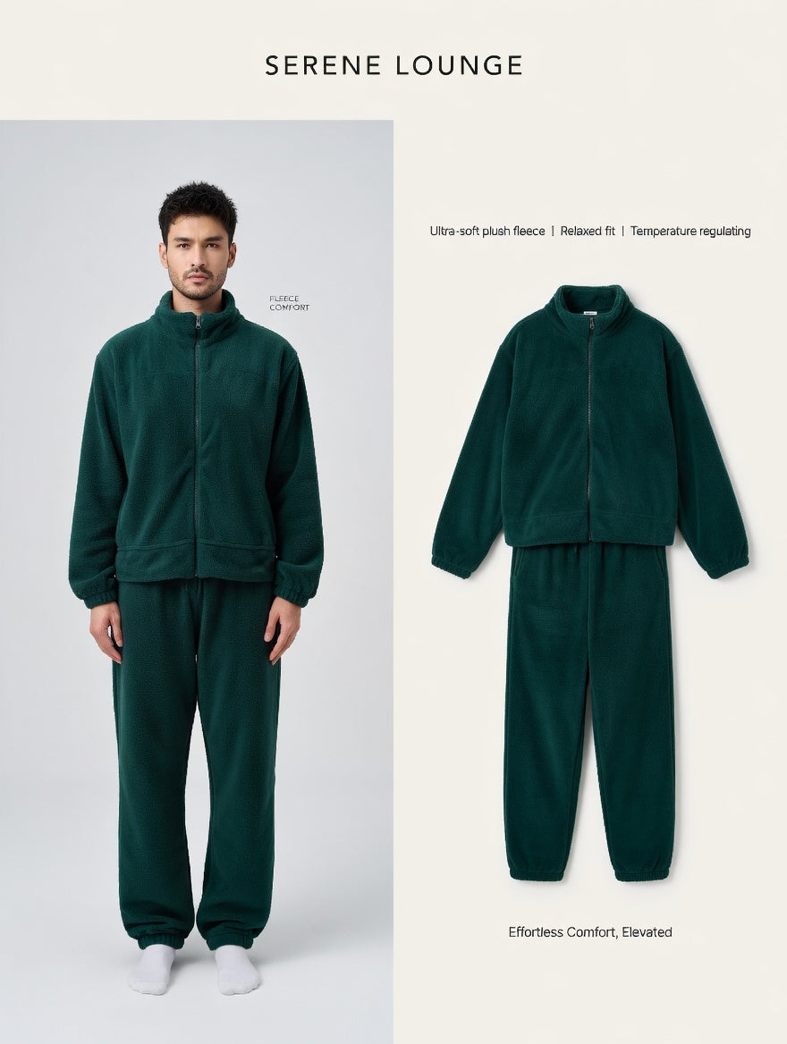 Couples Fleece Pajamas – Warm & Soft Matching Set